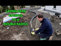 Laying curved path edgings