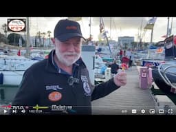 Follow Don 1st Class Globe 580 Transat 2024 - Mini Globe Race 2025 Lagos Marina  dock walk