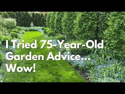 I Tried 75-Year-Old Garden Advice... WOW!!