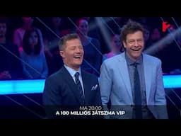 A 100 milliós játszma vadonatúj VIP résszel ma 20:00-kor a TV2-n!
