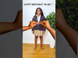 Happy birthday to me 🎉. #birthday #stopmotion #birthdaygrwm