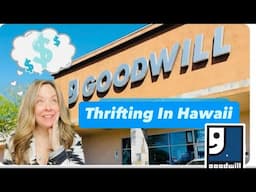 Goodwill Thrift With Me In Hawaii Alexander McQueen & Tons Of Designer Items To Resell On Poshmark