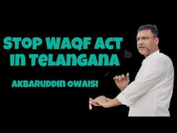 Akbaruddin Owaisi Targets 'Draconian' Waqf Law; Wants Telangana Govt Supreme Court Action