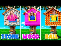 Eva built a Giant Lego Tree House and other Adventures