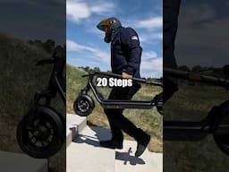 My Electric Scooter Stair Climb Record!