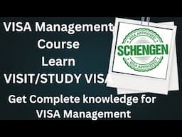 VISA Management Course Online | VISA consultant course | Visa & Immigration course | VISA course