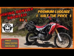 VIKING 80L RACKLESS LUGGAGE | MOTO CAMPING | CRF 300 | MOSKO RECKLESS 80 Replica!! 1/2 price
