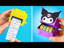 🖍️ KERAJINAN KERTAS MUDAH UNTUK SEKOLAH! Ide DIY Menyenangkan yang Pasti Anda Sukai ✂️📚