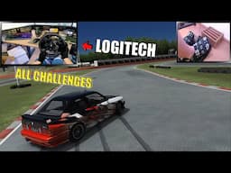Logitech G923 All Challenges | First Drive in 3+ Years | Debunking Excuses | Assetto Corsa