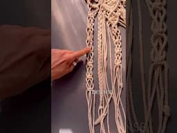 Full tutorial on my channel 🤍 #macrame #texsense #weddingveil #macrameaccessories #macrametutorial