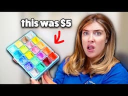 I Found $5 Jelly Gouache at a Dollar Store?! *knockoff?*