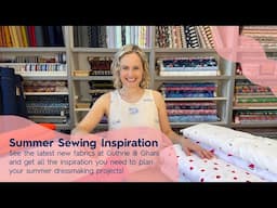 You next dressmaking inspiration is here - Laurens April fabrics round up!