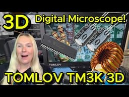TOMLOV TM3K-3D Max Digital Microscope - View Your Electronics In A Whole New Way!