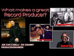 What Makes a Great RECORD PRODUCER? Joe Chiccarelli on The Roundtable w/ Drew