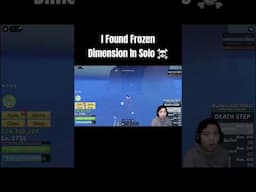 I Found Frozen Dimension in Solo ☠️ #bloxfruits #roblox