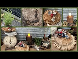Sweet Annie Update ~ Thrift Flips ~ DIY Faux Pies ~ Candle DIY ~ Rattlesnake In Coop