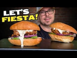 DANG GOOD Mexican Chicken Sandwich (aka Chicken Torta) with Jalapeno Dressing on the Blackstone