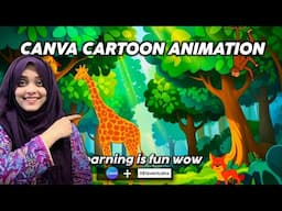 How to Make Cartoon Animation videos using Canva for FREE and Earn 1000$ par month 🤑