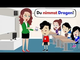 Die Lehrerin beschuldigt diesen Schüler, Drogen zu nehmen | Deutsch lernen