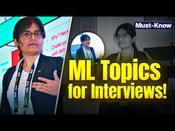 Must-Know ML Topics for Data Science & Analytics!