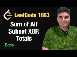 Sum of All Subsets XOR Total - Leetcode 1863 - Python