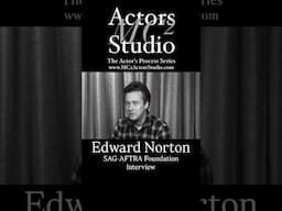 MC² Actors Studio’s The Actor’s Process: #EdwardNorton SAG-AFTRA Interview #actor #acting #act