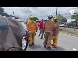Seis pacientes heridos tras grave accidente en la ruta 32