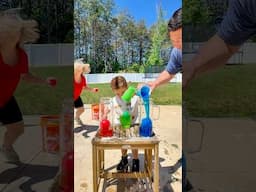Cass gets a shorter distance but has to use small cup! Carlos & Jax get bigger cups but are further!