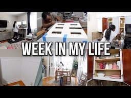 BUSY WEEK IN MY LIFE | AFTER WORK CLEAN WITH ME, KITCHEN ORGANIZATION, BEDROOM UPDATES & NEW PROJECT