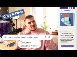 Copy & Paste This Shopify Product Page (Step by Step) - Made $391,000 in 30-Days