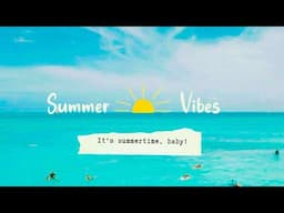【洋楽playlist】夏の早起きした朝に聞く気持ちいい洋楽 ~ 聴くとポジティブな気持ちになる心地よい音楽 /summer playlist/feel good🔥