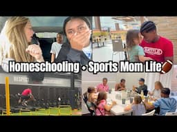 Homeschooling Sports Mom Day In The Life Vlog + Big Family Dinner