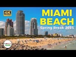 Miami Beach, Florida Walking Tour | Spring Break 2025 - 4K 60fps