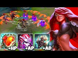 Katarina, but my AD, AP, and HP infinitely increase with Heartsteel (FINAL BOSS BUILD)
