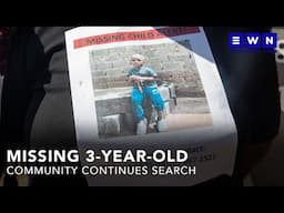 Search continues for missing three-year-old toddler as community slams police response