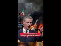GAVIN NEWSOM RUINS CHANCES OF BECOMING PRESIDENT #shorts