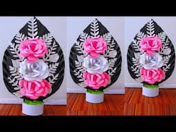beautiful flower bouquet making with paper / diy flower bouquet