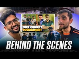 Behind The Scenes “Turf Cricket Tournament” | Vlog 94