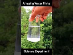 Amazing Water Tricks Science Experiment #shorts