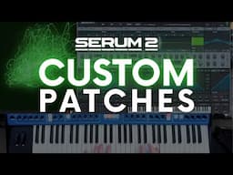 Serum 2 Retro Analog Synthwave Custom Presets (sound demo)