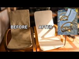 Giving old outdoor chairs a new life | Furniture makeover