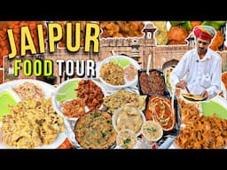 RAJASTHAN Food Tour | Best Food of JAIPUR | Malai Chaamp, BUTTER Chicken Chaamp