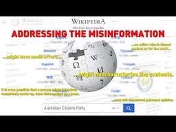 Addressing the misinformation on the Citizens Party Wikipedia page written by our political enemy