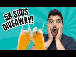 5k Subscriber GIVEAWAY! & American CREAM ALE Tasting!