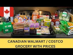 CANADIAN WALMART / COSTCO GROCERY WITH PRICES