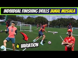 Individual Finishing Drills Jamal Musiala FC Bayern Munich / 4 Variation