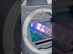 FINGERPRINT ON MY $8K SENSOR AM I COOKED?? #hasselblad