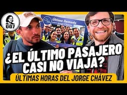 AEROPUERTO JORGE CHÁVEZ:  ¿ÚLTIMO PASAJERO CASI NO VUELA?