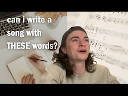 Bro I wrote a song with 3 random words - BEGINNERS WELCOME!