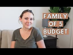 Family of 5 Budget | April 2025 Budget With Me